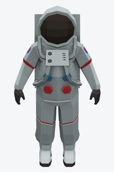 This is a video of astronaut